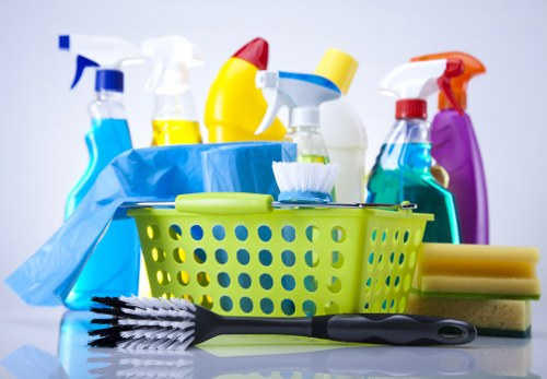 Professional team cleaning an office space in Uxbridge