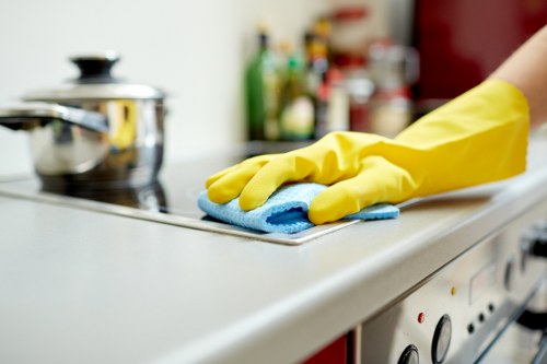 Clean and hygienic living room carpet after professional cleaning